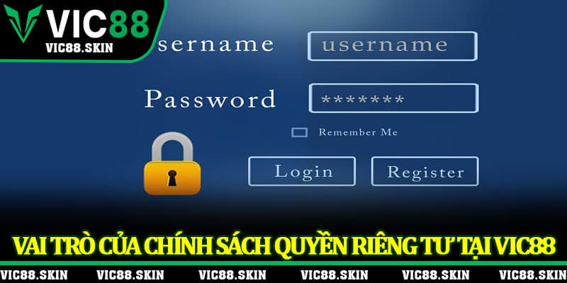 Vai trò của chính sách quyền riêng tư tại Vic88